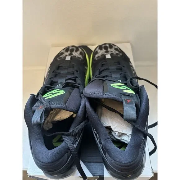 Nike Air Jordan Luka 2 Black‎ White Volt Men's 11.5 Basketball Shoes DX8733-017